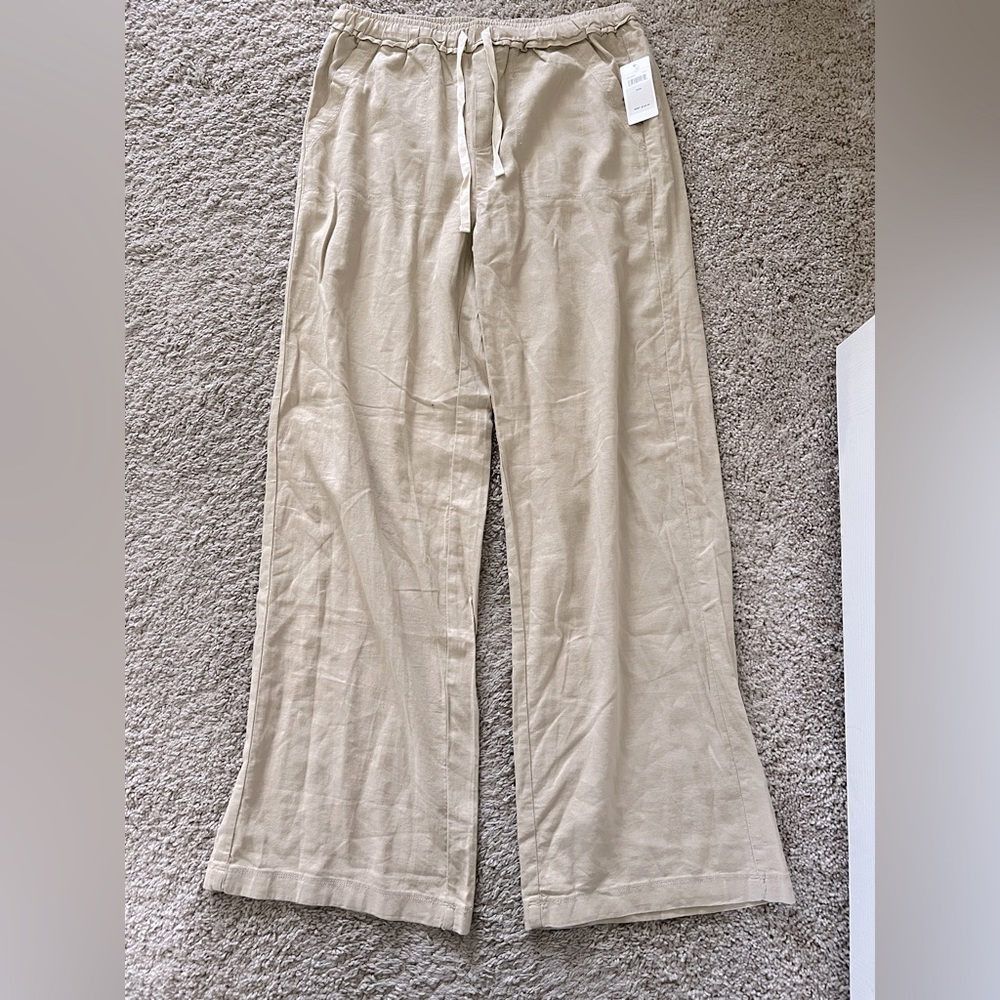 Splendid wide leg linen pants